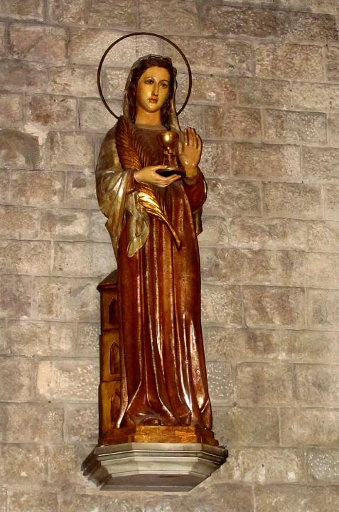 Maria mit Heiligenschein